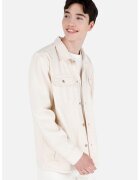 COLIN'S Jacheta-camasa din denim cu buzunare aplicate pe piept - Alb fildes