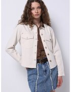 COLIN'S Jacheta-camasa din denim cu buzunare cu clapa pe piept - Bej deschis
