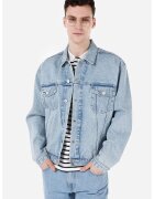 COLIN'S Jacheta din denim cu aspect decolorat - Albastru pastel