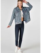 COLIN'S Jacheta din denim cu garnituri cu model - Albastru royal