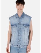 COLIN'S Jacheta din denim fara maneci - Albastru deschis