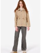 COLIN'S Jacheta din material fleece cu cordon in talie - Bej