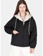 COLIN'S Jacheta regular fit cu gluga - Negru/Maro nisip