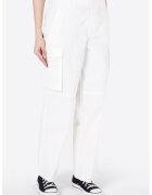 COLIN'S Pantaloni cargo cu talie medie - Alb