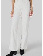 COLIN'S Pantaloni cargo drepti cu talie inalta - Alb murdar