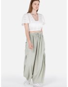 COLIN'S Pantaloni cargo largi - Verde pal