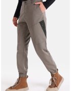 COLIN'S Pantaloni conici cu buzunare multiple - Maro taupe