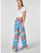 COLIN'S Pantaloni cu croiala ampla si talie inalta - Galben/Roz/Albastru