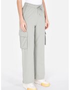 COLIN'S Pantaloni de trening cu croiala ampla si talie inalta - Gri deschis