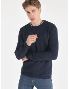 COLIN'S Pulover cu decolteu rotund - Bleumarin