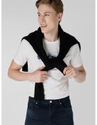 COLIN'S Pulover din tricot fin cu decolteu la baza gatului - Negru