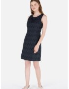 COLIN'S Rochie cu decupaj pe spate si broderii - Bleumarin