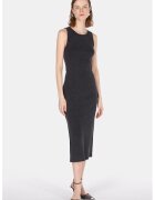 COLIN'S Rochie din denim cu slit pe spate - Gri antracit