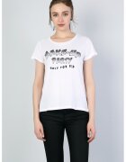 COLIN'S Tricou cu text - Alb