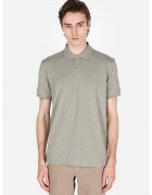 COLIN'S Tricou polo cu logo brodat - Verde melange
