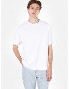 COLIN'S Tricou supradimensionat din amestec de bumbac - Alb optic