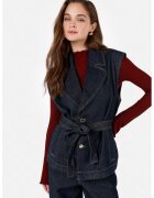 COLIN'S Vesta uni din denim - Bleumarin