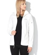 Columbia Bluza din fleece cu fermoar pentru trekking Fast Trek II - Alb