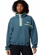 Columbia Bluza din material fleece pentru trekking Helvetia II - Galben pal/Albastru petrol