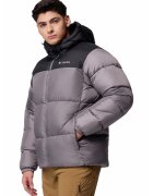 Columbia Geaca bufanta cu aspect matlasat Puffect II - Gri deschis/Negru stins