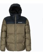 Columbia Geaca pentru barbati cu gluga - Poliester - Verde - Verde/Negru