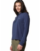 Columbia Hanorac din amestec de bumbac pentru trekking Sun Trek - Bleumarin
