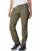 Columbia Pantaloni cu buzunare pentru drumetii Leslie Falls II - Kaki pal
