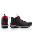 Columbia Pantofi de trekking dama - Piele ecologica - Negru/Rosu