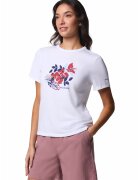 Columbia Tricou cu imprimeu - pentru trekking Sun Trek - Rosu/Alb/Albastru