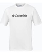 Columbia Tricou de trekking - Bumbac - Alb/Negru - Alb/Negru