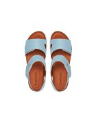 Comfortabel Sandale dama - 710206-55 - Piele naturala - Albastru deschis