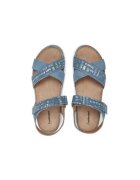 Comfortabel Sandale dama - 710223-55 - Piele naturala - Albastru deschis