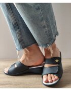 Comoda Saboti Medicali Dama 2 Velcri Bleumarin - Bleumarin - Bleumarin