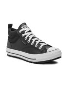 Converse Ghete barbatesti piele ecologica - negru/alb -