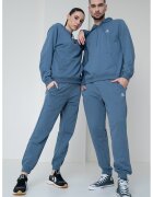 Converse Hanorac unisex cu snur Go-To - Alb/Albastru prafuit