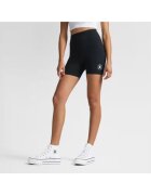 Converse Pantaloni scurti sport dama slim fit - negru - bumbac cu spandex