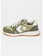 Converse Pantofi sport cu detalii de piele intoarsa Omni Trainer - Alb/Verde sparanghel
