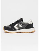 Converse Pantofi sport cu garnituri din piele intoarsa Omni - Negru/Gri antracit