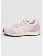 Converse Pantofi sport cu segmente din piele intoarsa Omega - Alb/Roz pastel