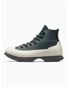 Converse Pantofi sport de piele Chuck Taylor All Star Lugged 2.0 - Verde englez