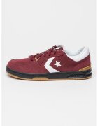 Converse Pantofi sport de piele intoarsa cu logo 1998 - Alb/Visiniu