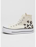 Converse Pantofi sport din panza cu animal print All Star Lift - Negru/Crem