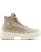 Converse Pantofi sport femei Chuck Taylor All Star Lugged Heel Platform Waterproof Leather - Bej