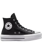 Converse Pantofi sport femei cu platforma Chuck Taylor All Star Lift Leather High Top 561675C19286 - Negru