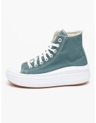 Converse Pantofi sport flatform cu garnituri de piele intoarsa Chuck Taylor All Star - Verde pal