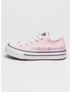 Converse Pantofi sport low-cut cu flori brodate Lift - Violet/Roz
