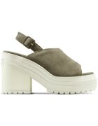 Converse Sandale femei Chuck 70 De Luxe Heel Mule - Verde