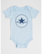 Converse Set de body-uri - botosei si caciula cu logo - 3 piese - Albastru deschis