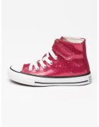 Converse Tenisi Chuck Taylor All Star cu insertii stralucitoare - Fucsia