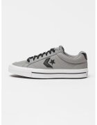 Converse Tenisi cu insertii de piele ecologica - Negru/Gri